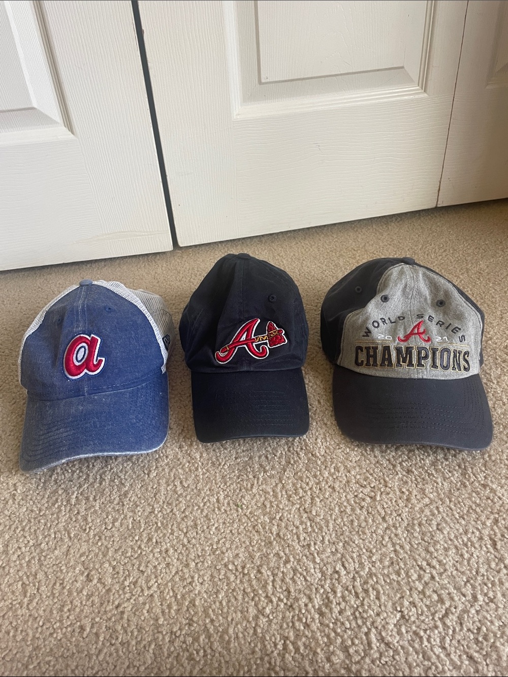 Atlanta Braves Hat Lot